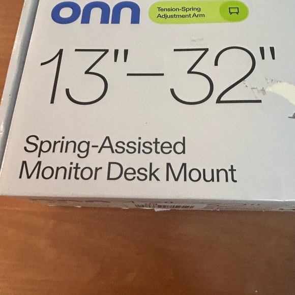Onn Spring-Assisted Monitor Desk Mount for monitors between 13 and 32 in NIB - Picture 2 of 3